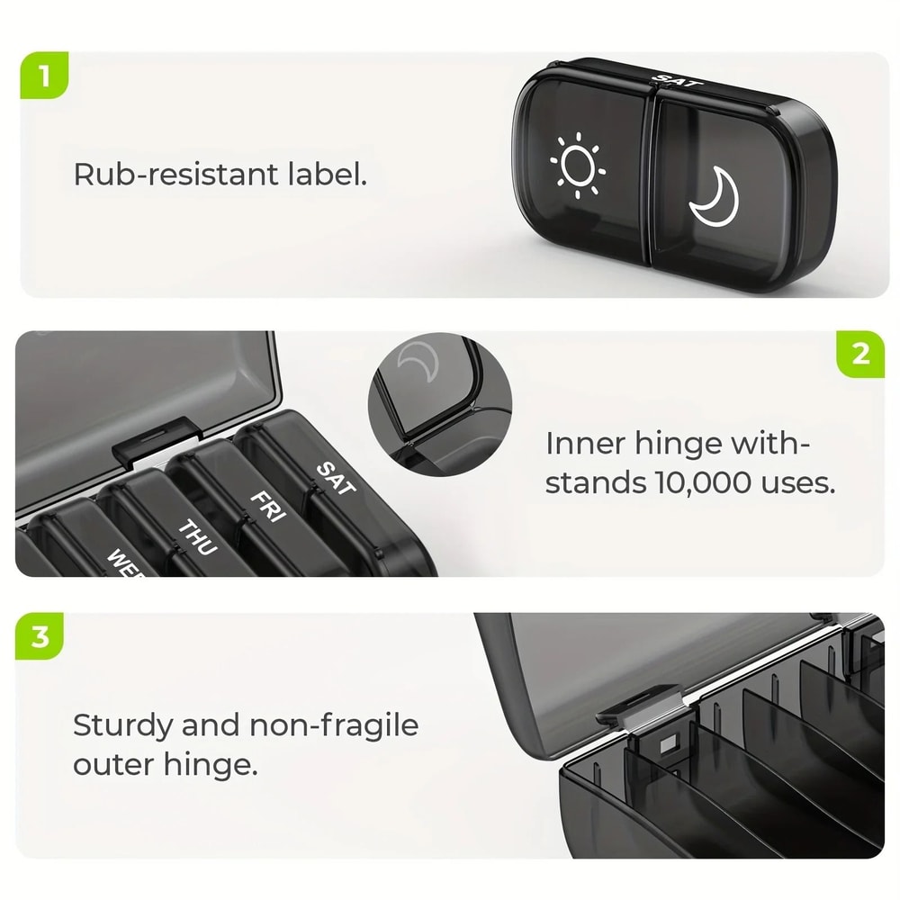 Weekly 2TimesADay Pill Organizer 2