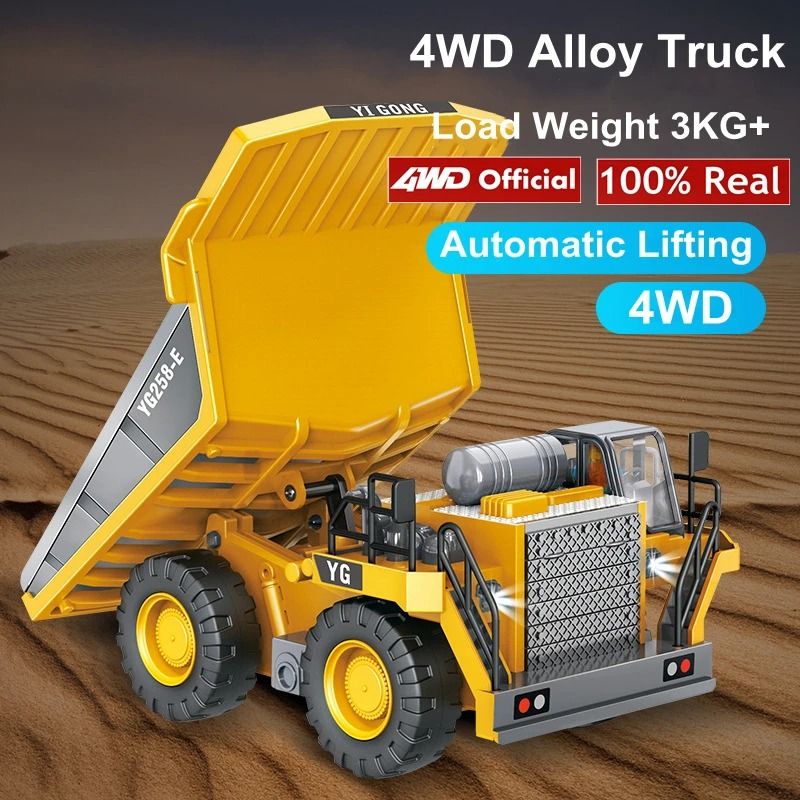 4WD HeavyDuty Remote Control Construction Vehicle 4