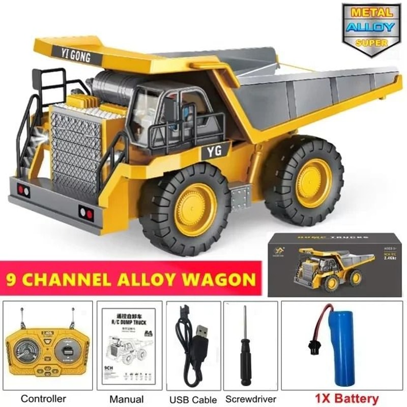 4WD HeavyDuty Remote Control Construction Vehicle 7