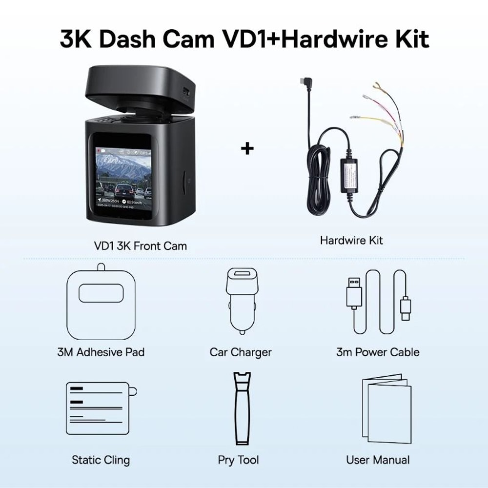 3K DualChannel Dash Cam With Integrated GPS 6