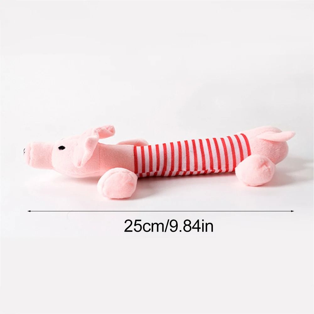 MessFree Stuffingless Plush Squeaky Dog Toy 15