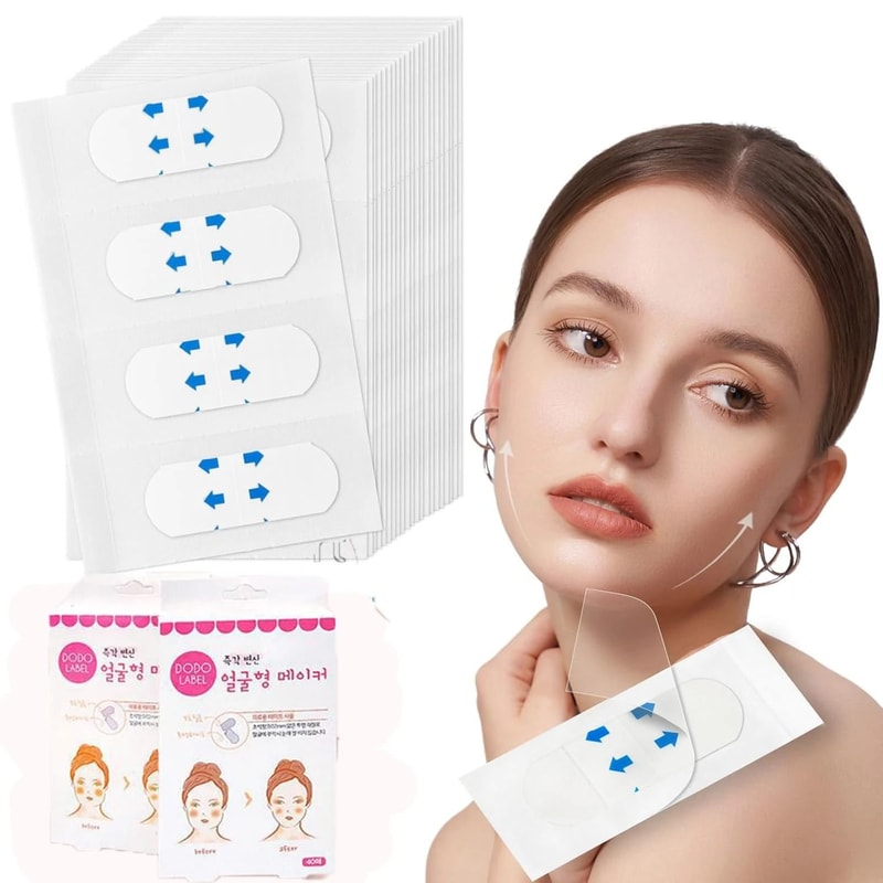 Invisible VLine Face Lifting Sticker Set 0