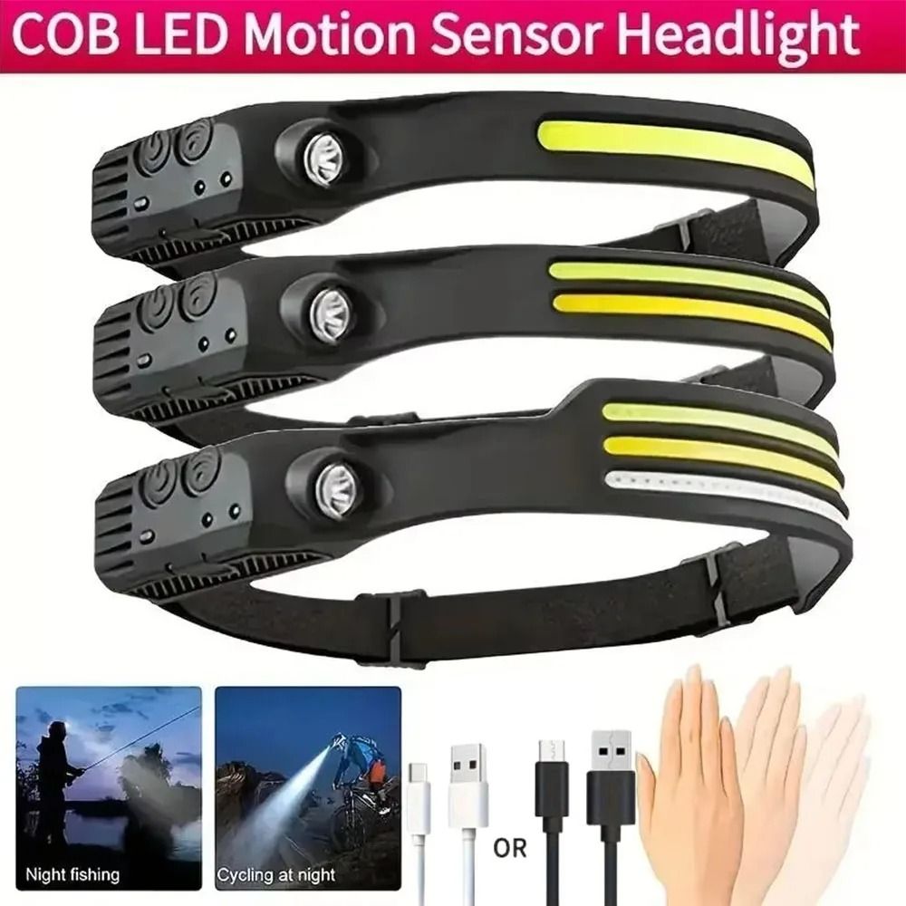 WideBeam COB LED Induction Headlamp 5