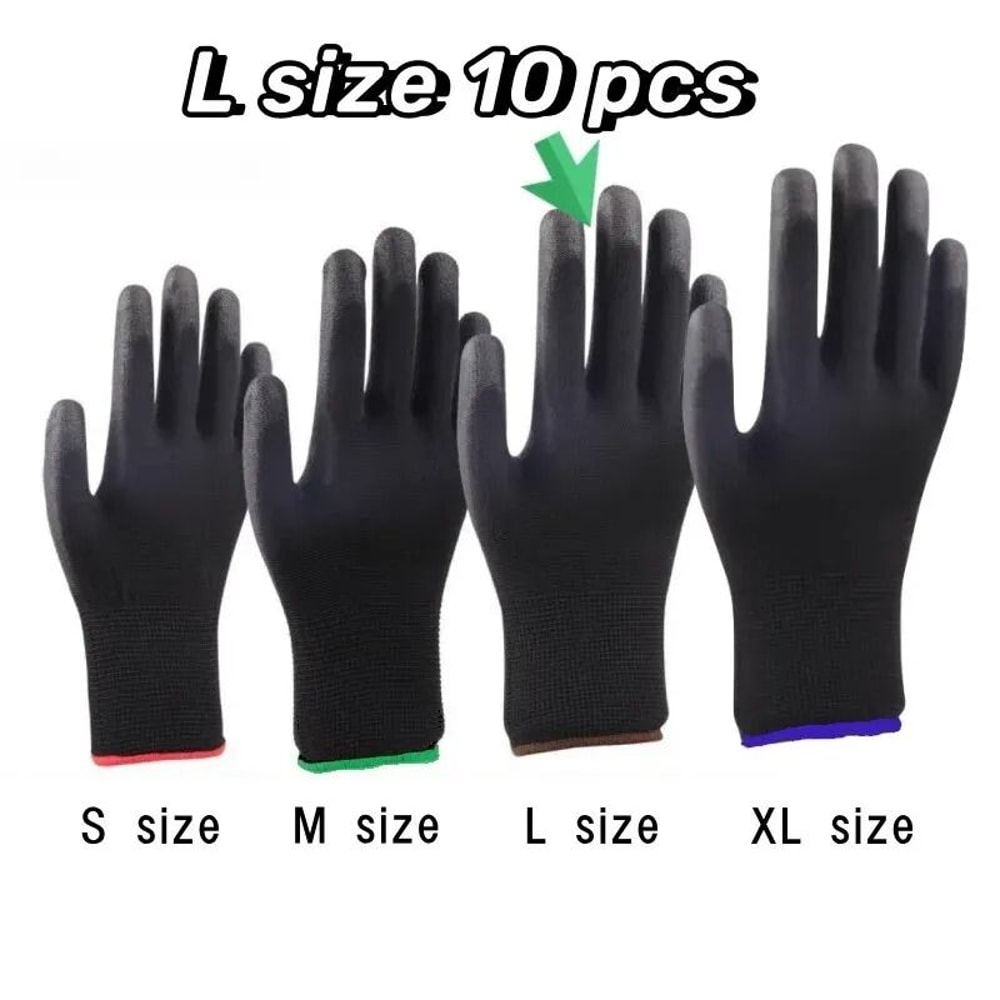 HighDexterity Safety Utility Gloves 10Pair Pack 8