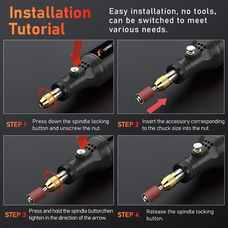 Wireless USB Mini Handheld Rotary Tool 5