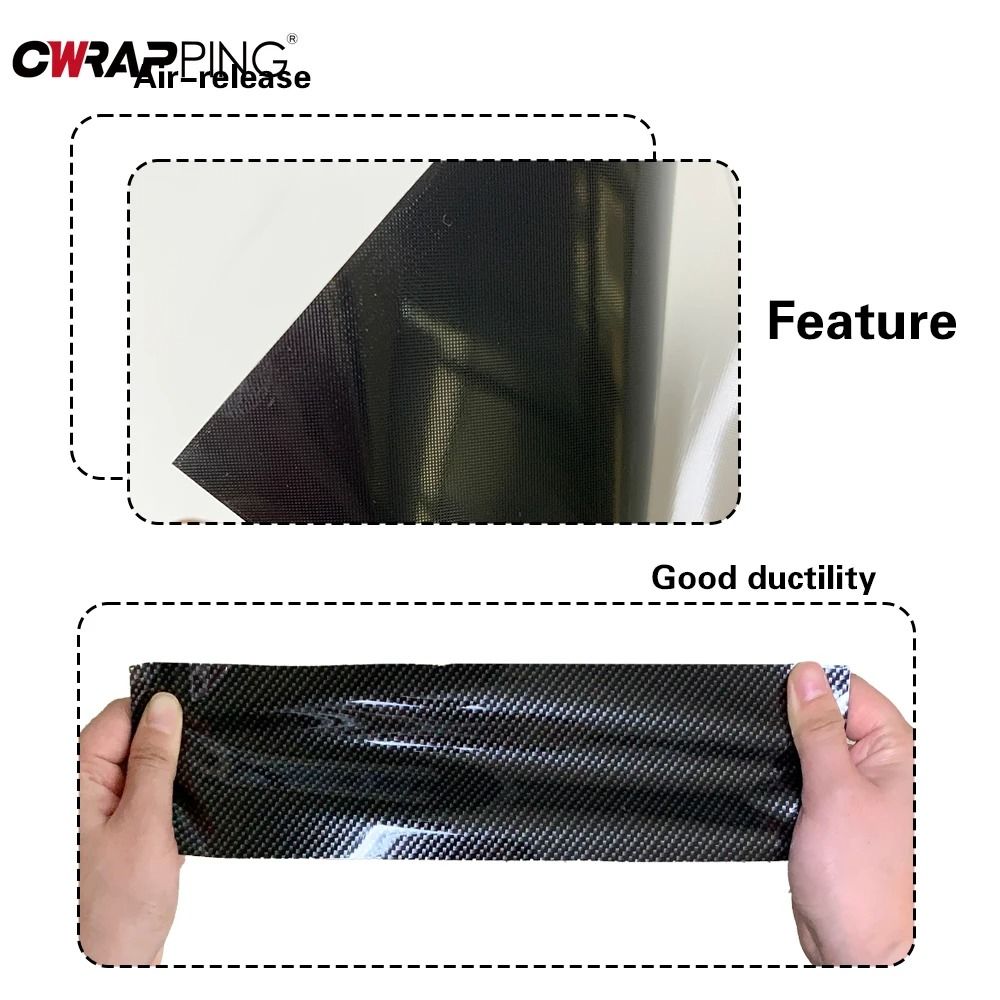 9D HighGloss Carbon Fiber Vinyl Film 3