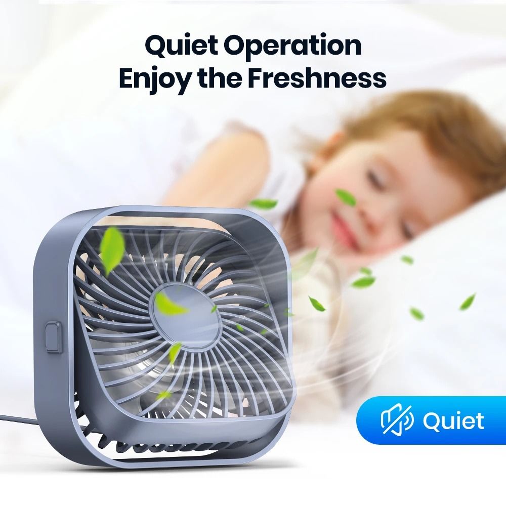 Mini Portable USB Desk Table Fan 3