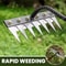 HeavyDuty Carbon Steel Garden Harrow Rake 1