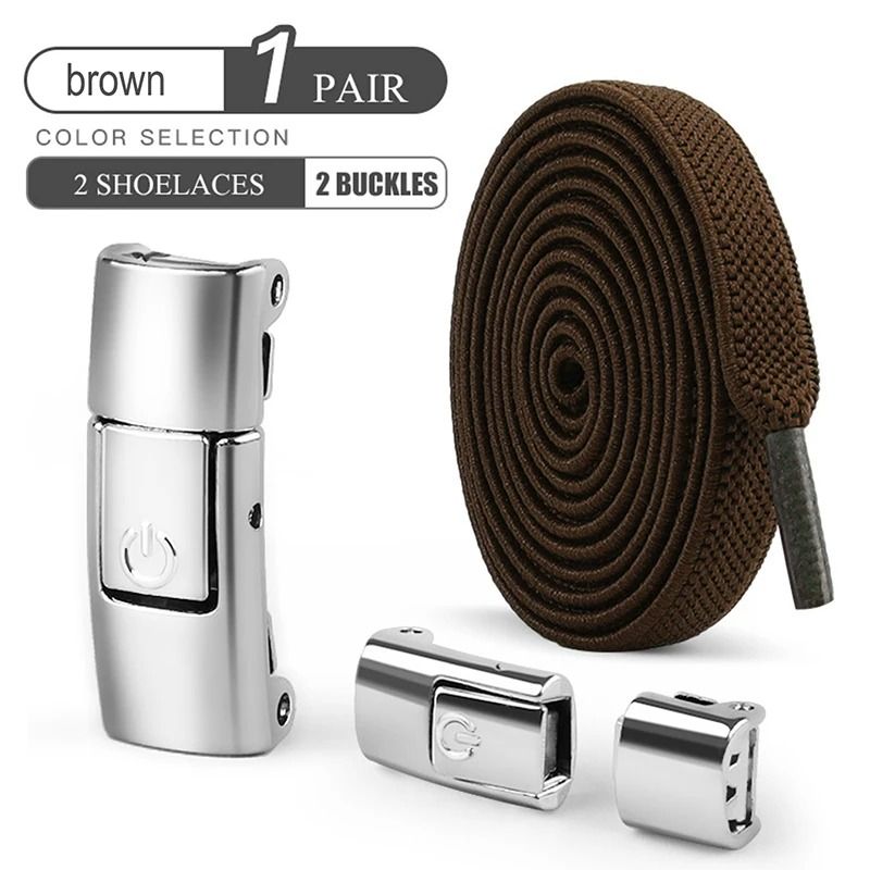 NoTie Elastic Shoe Laces With Press Lock 18