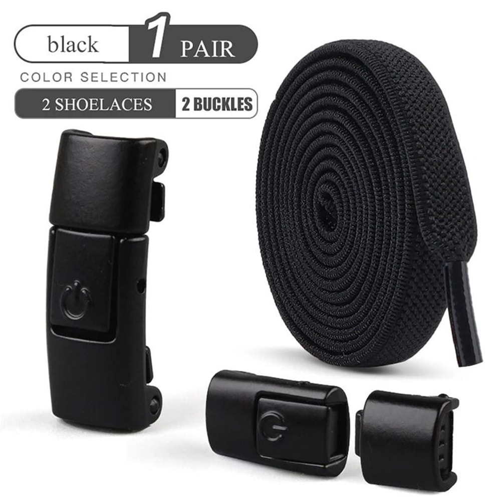 NoTie Elastic Shoe Laces With Press Lock 7