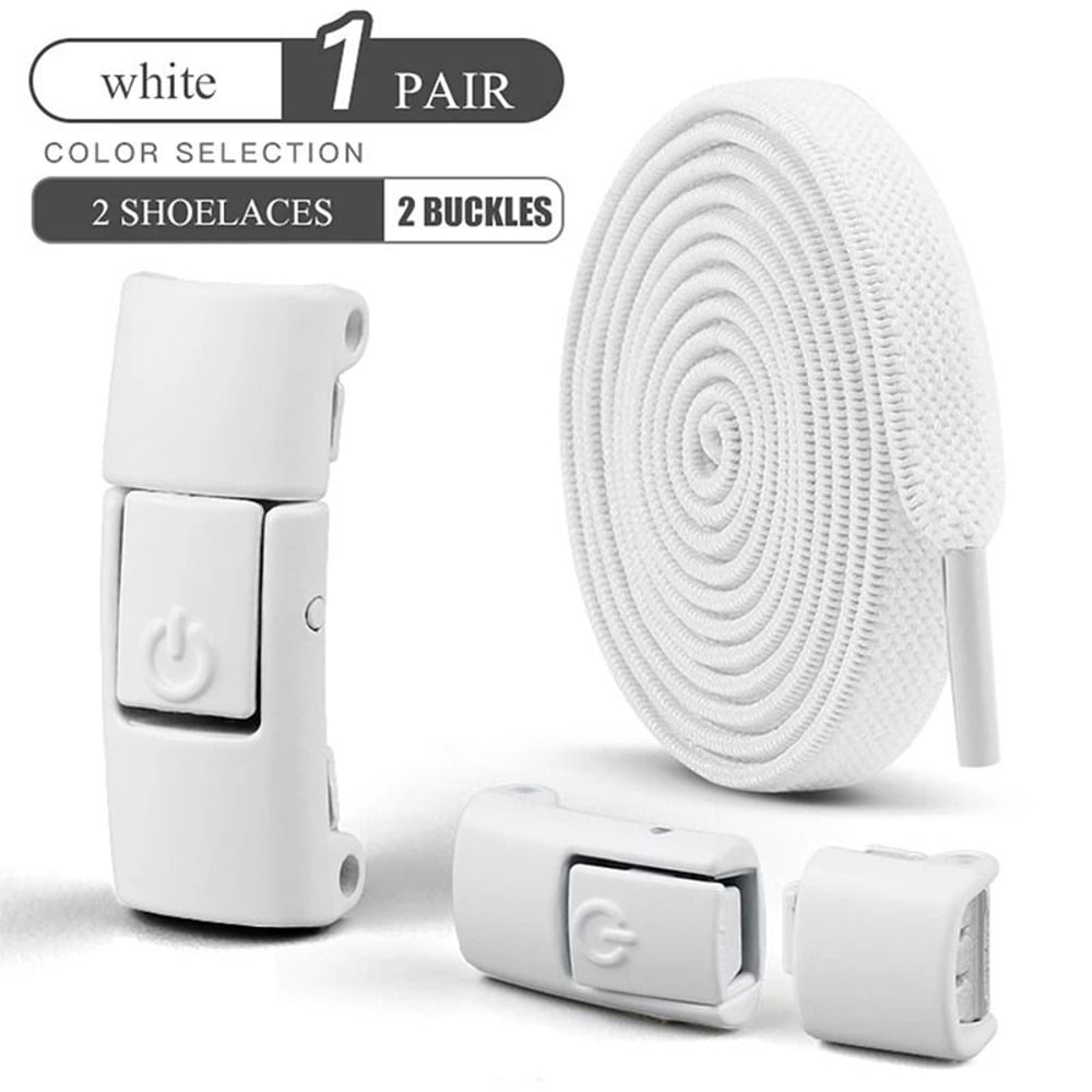 NoTie Elastic Shoe Laces With Press Lock 8