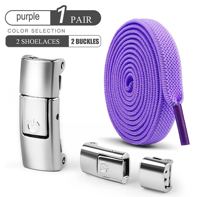 NoTie Elastic Shoe Laces With Press Lock 21