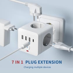 professional 7-in-1 eu desktop charging station