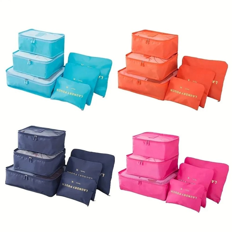 6Piece Travel Luggage Packing Cube Set 2