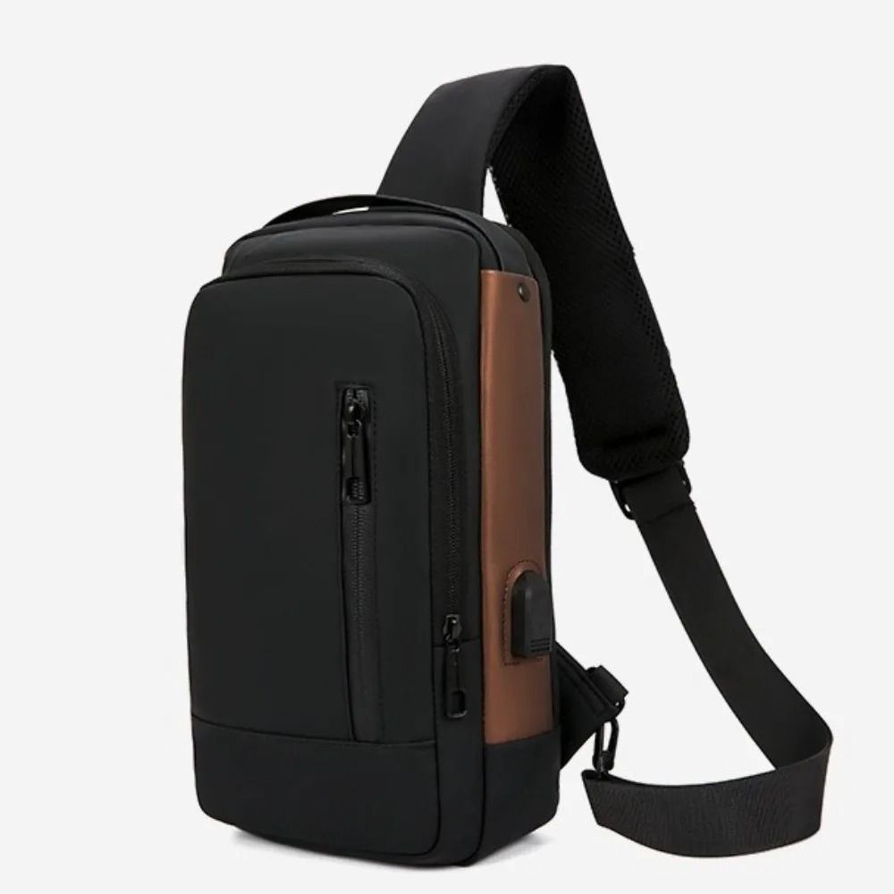 AntiTheft Crossbody Chest Bag With USB Charging 1