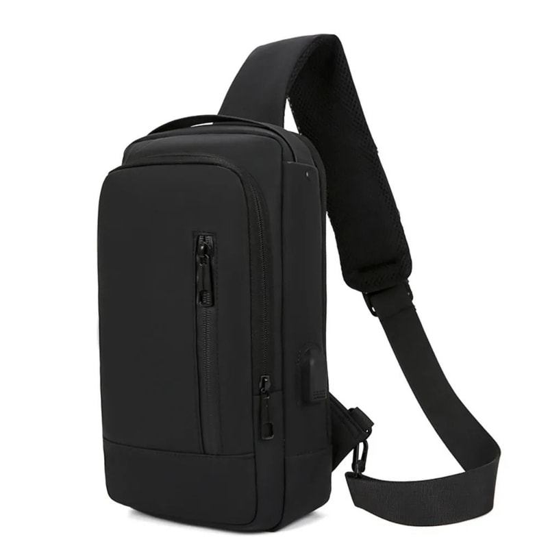 AntiTheft Crossbody Chest Bag With USB Charging 7