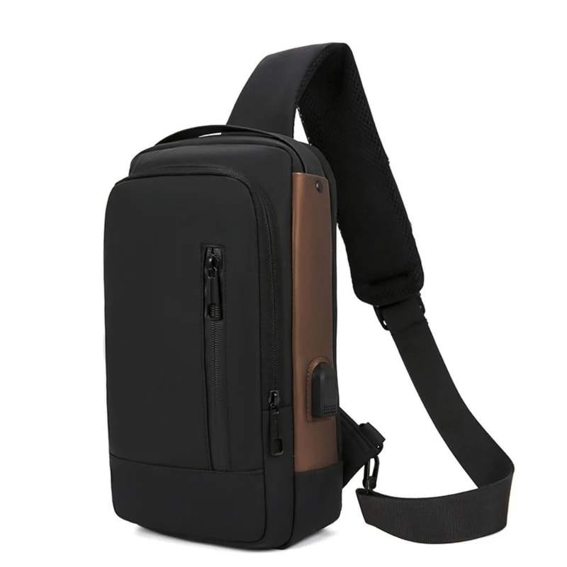 AntiTheft Crossbody Chest Bag With USB Charging 9