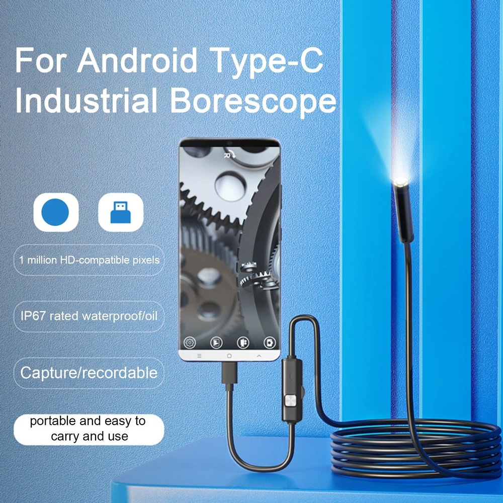 TypeC Industrial Endoscope Camera 0
