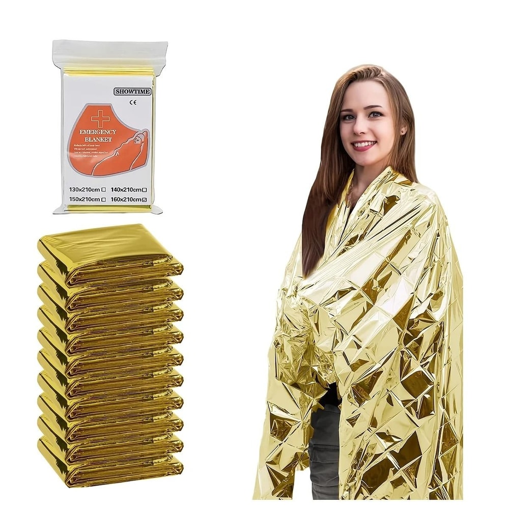 Aluminum Foil Emergency Life Blanket 0
