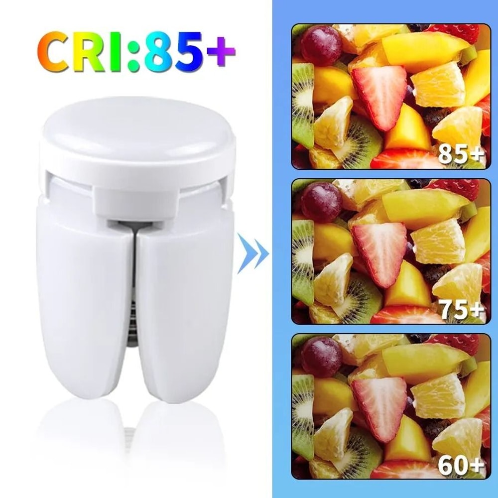 HighPower E27 Foldable FanShape LED Bulb 2