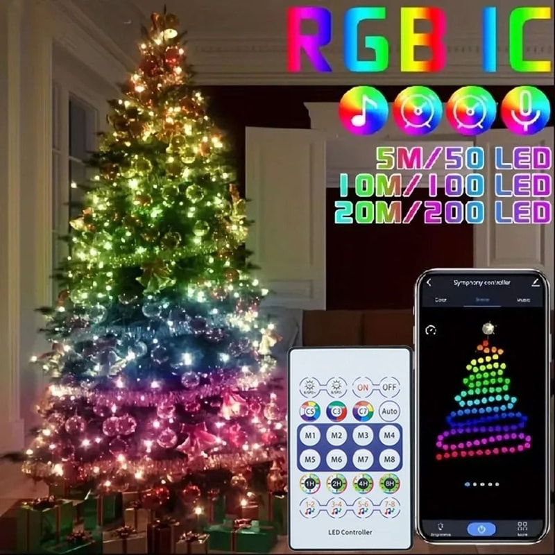 Smart RGBIC LED Fairy Lights 0