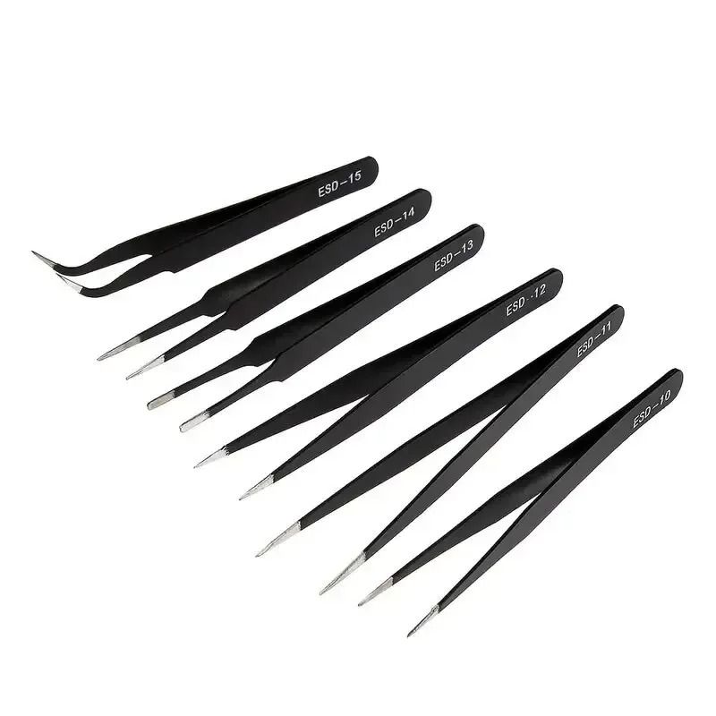6Piece Precision AntiStatic Tweezers Set 7