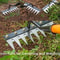 HeavyDuty Carbon Steel Garden Hand Rake 1
