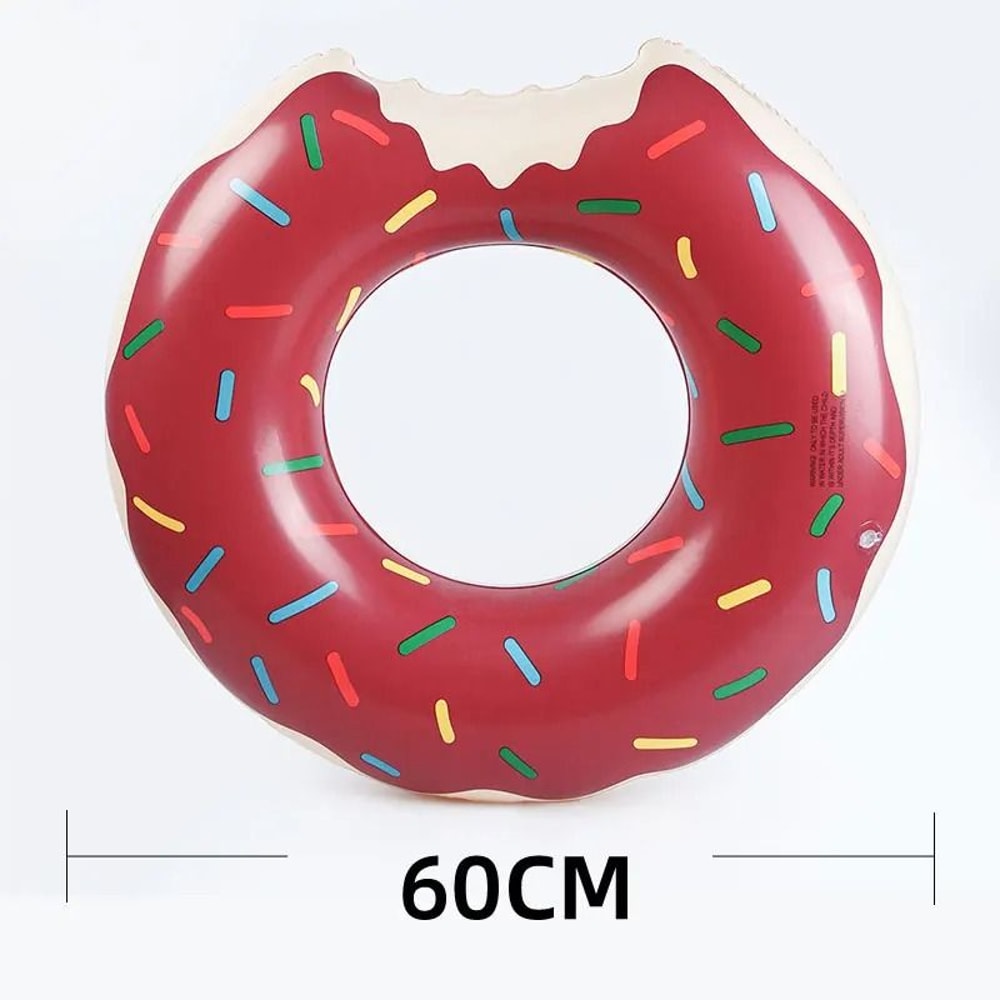 Inflatable Donut Swimming Ring Pool Float 1