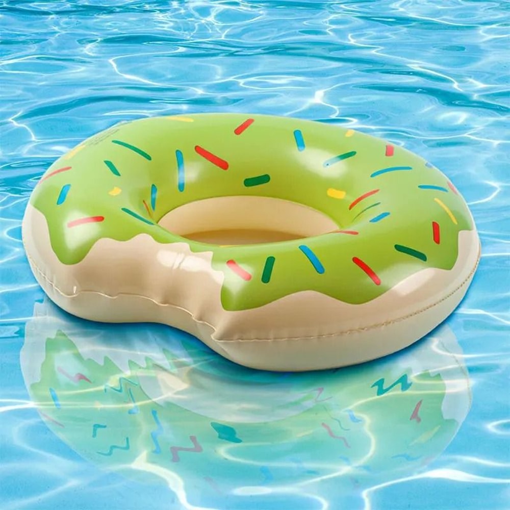 Inflatable Donut Swimming Ring Pool Float 4