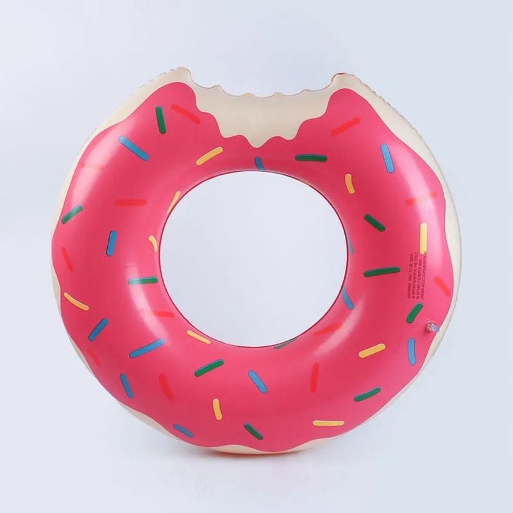 Inflatable Donut Swimming Ring Pool Float 7