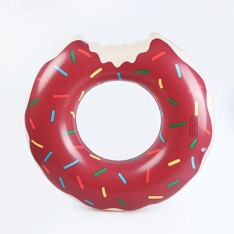 Inflatable Donut Swimming Ring Pool Float 8