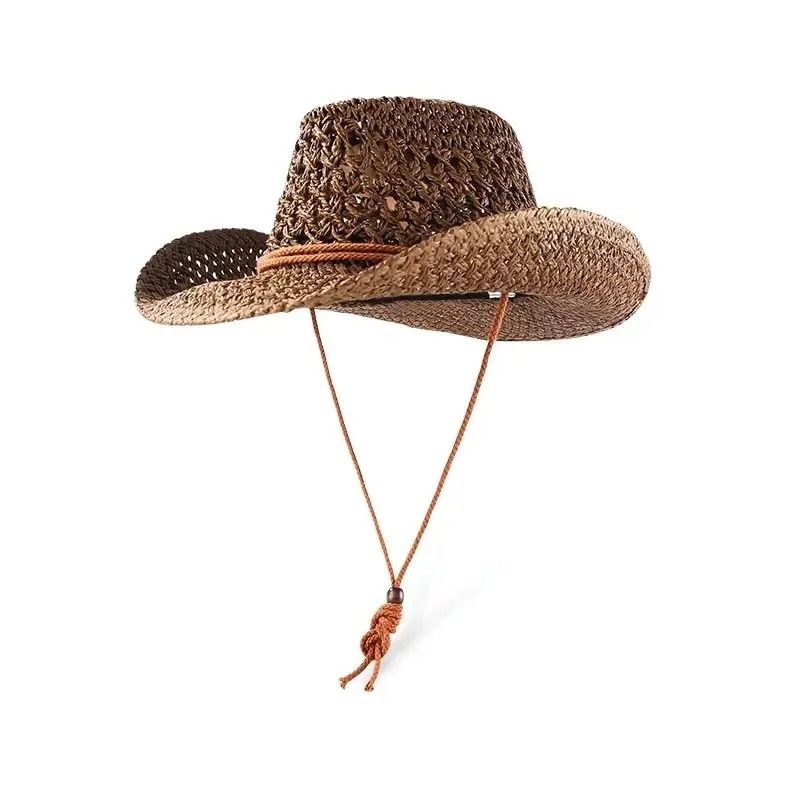 Womens Straw Western Cowboy Hat 1