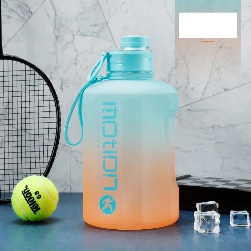 Large Capacity Gradient Sports Water Bottle 9