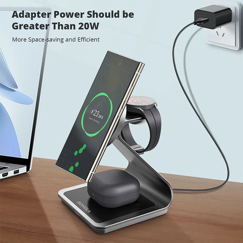 Magnetic 3in1 Fast Charging Station 0