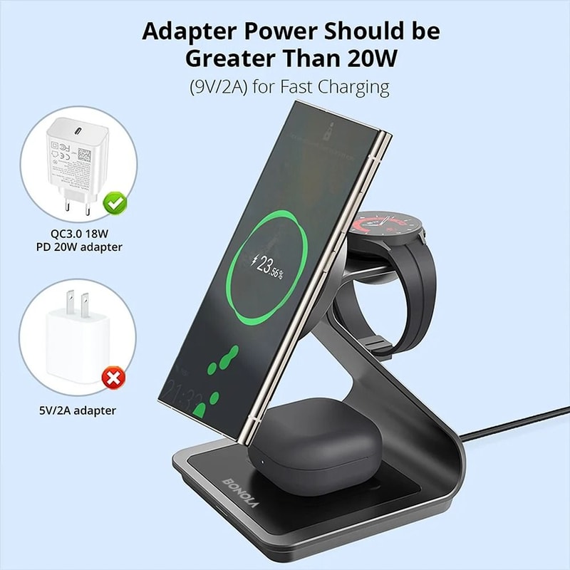 Magnetic 3in1 Fast Charging Station 3