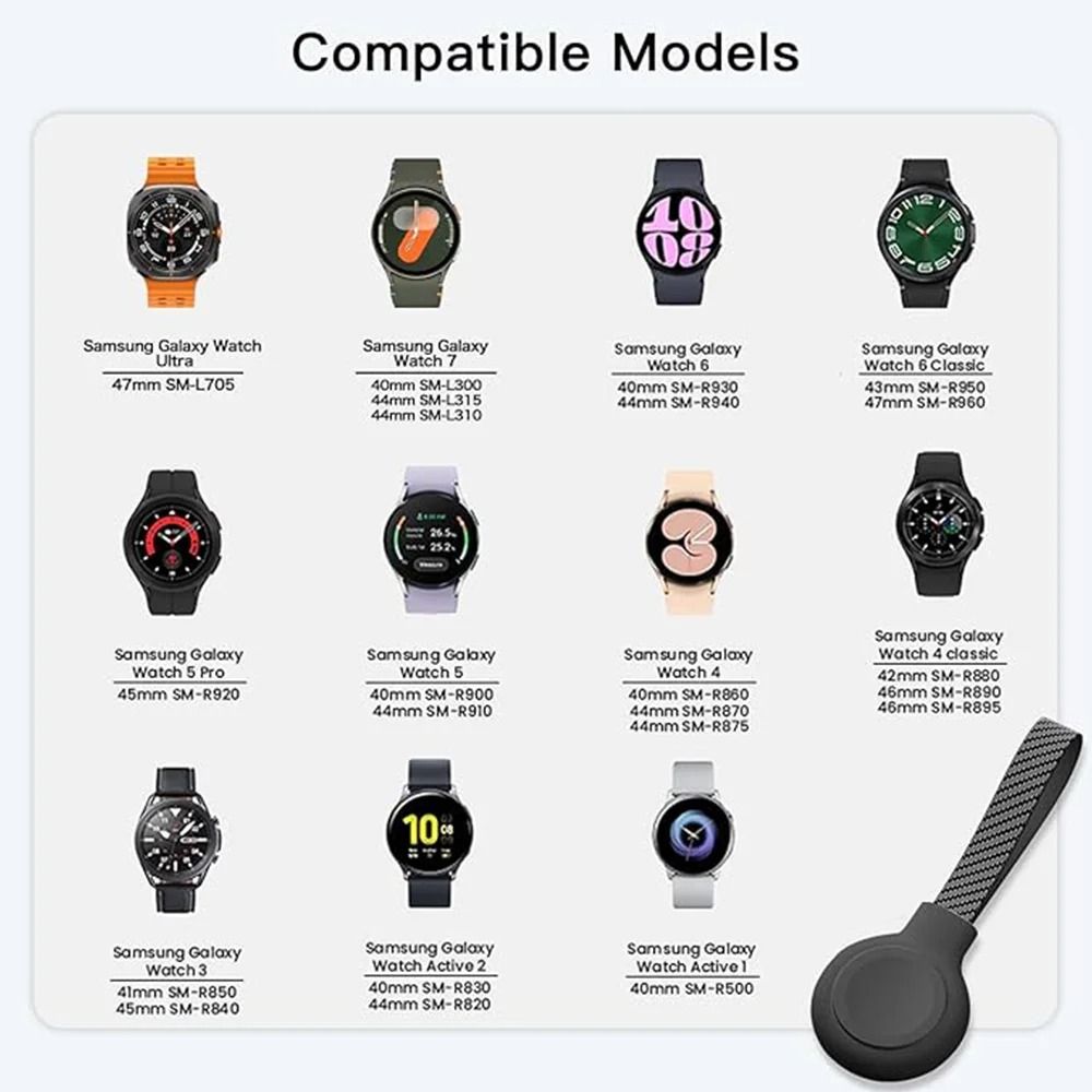 Portable Lanyard Magnetic Watch Charger 4