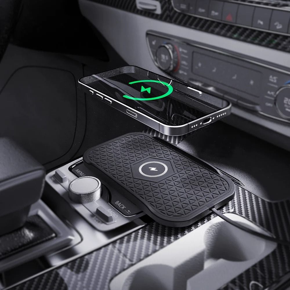 Silicone NonSlip Car Wireless Charging Pad 1