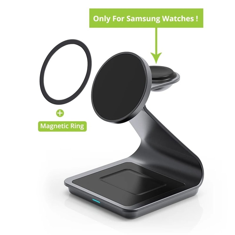 3in1 Metal Fast Wireless Charging Stand 5
