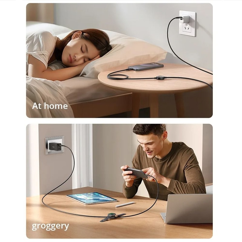 60W 2in1 Fast Charging Watch Power Link 2