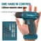 8V Cordless Electric Screwdriver Mini Drill Set 1