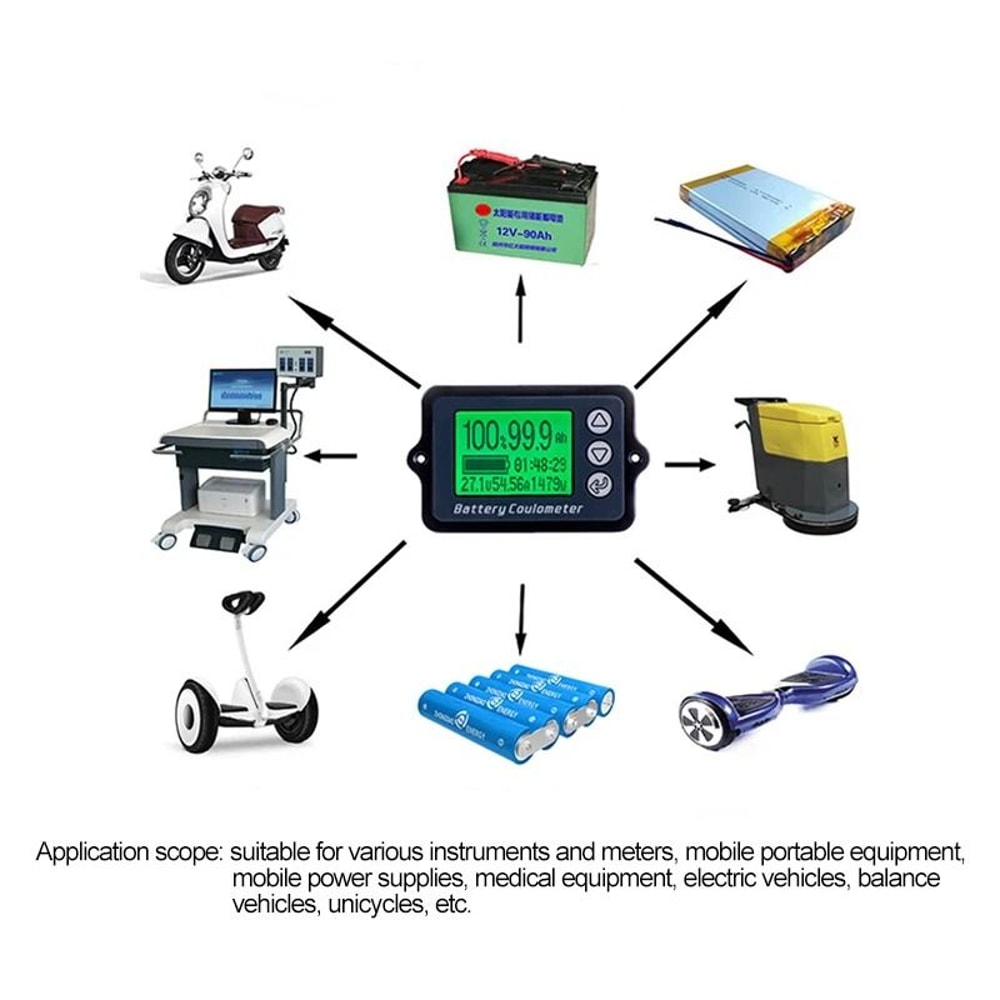 TK15 Coulomb Meter Battery Capacity Tester 5