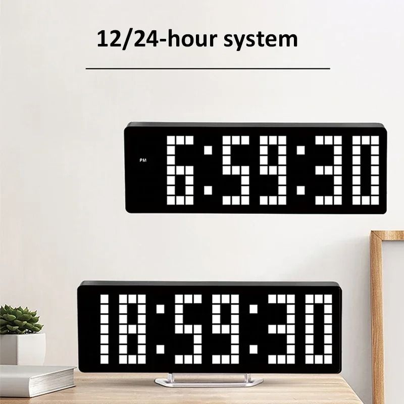 Simple Style Pixel LED Digital Clock 2
