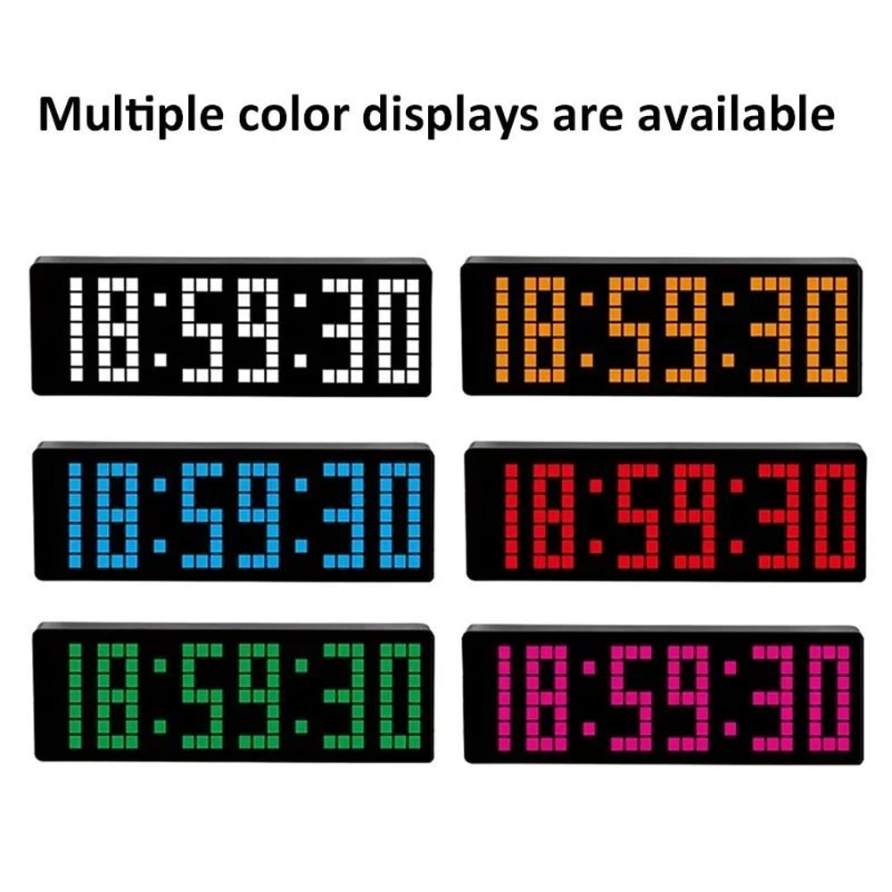 Simple Style Pixel LED Digital Clock 5