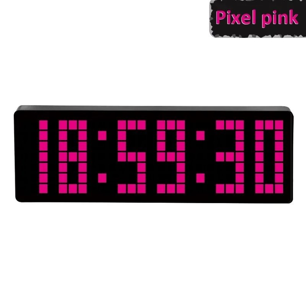 Simple Style Pixel LED Digital Clock 6