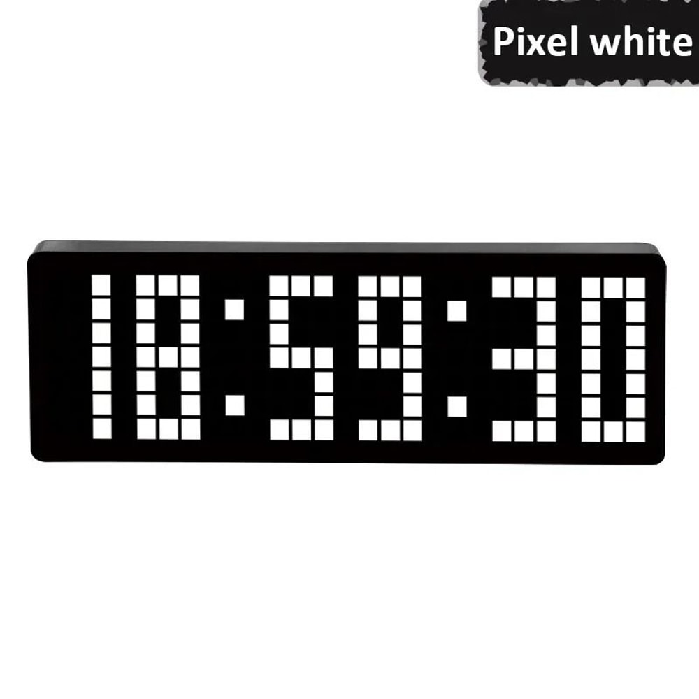 Simple Style Pixel LED Digital Clock 7