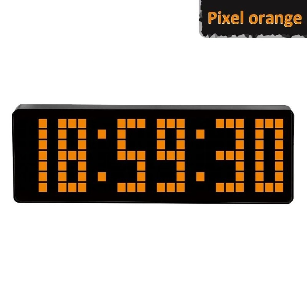 Simple Style Pixel LED Digital Clock 8