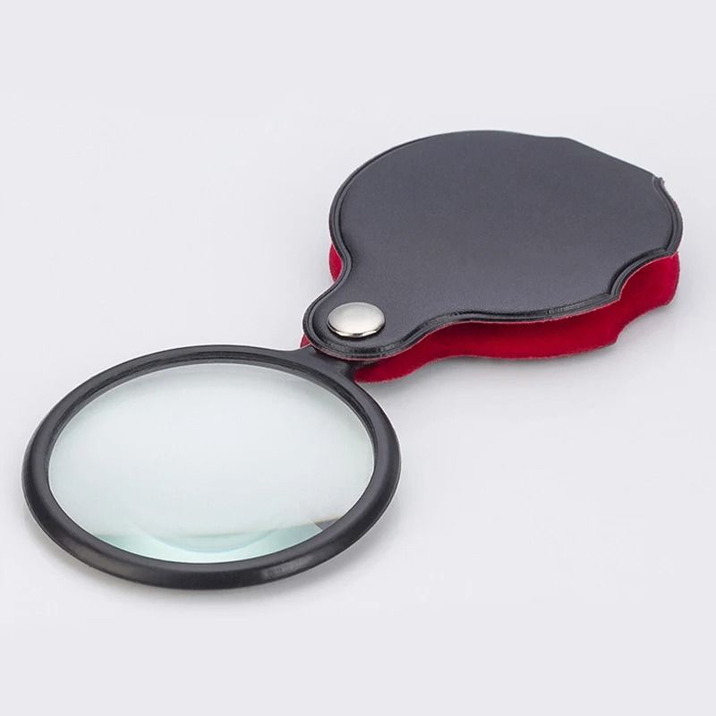 Portable LeatherBound Mini Magnifying Glass 2