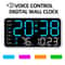 Large Digital LED Wall Table Clock 0