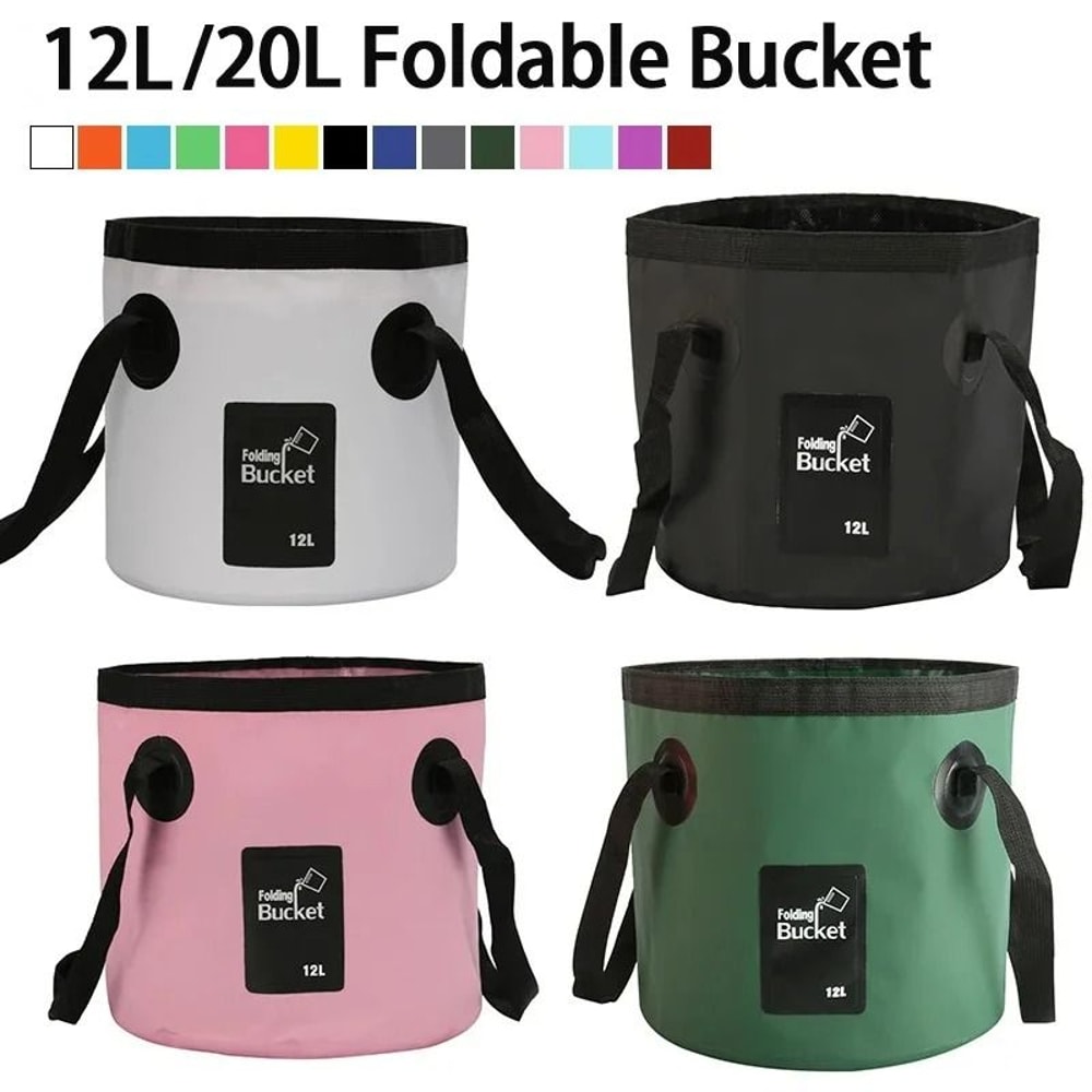 Portable Folding Waterproof Water Bucket 0