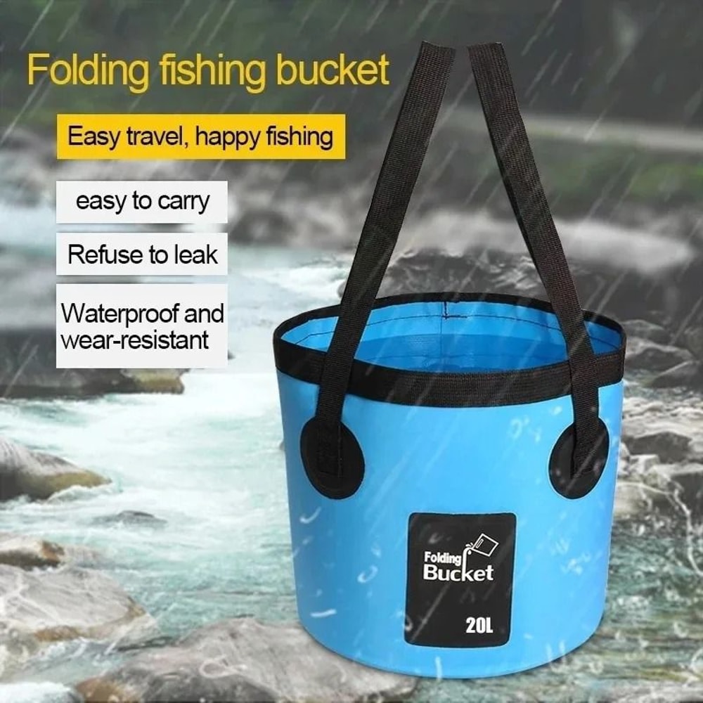 Portable Folding Waterproof Water Bucket 5